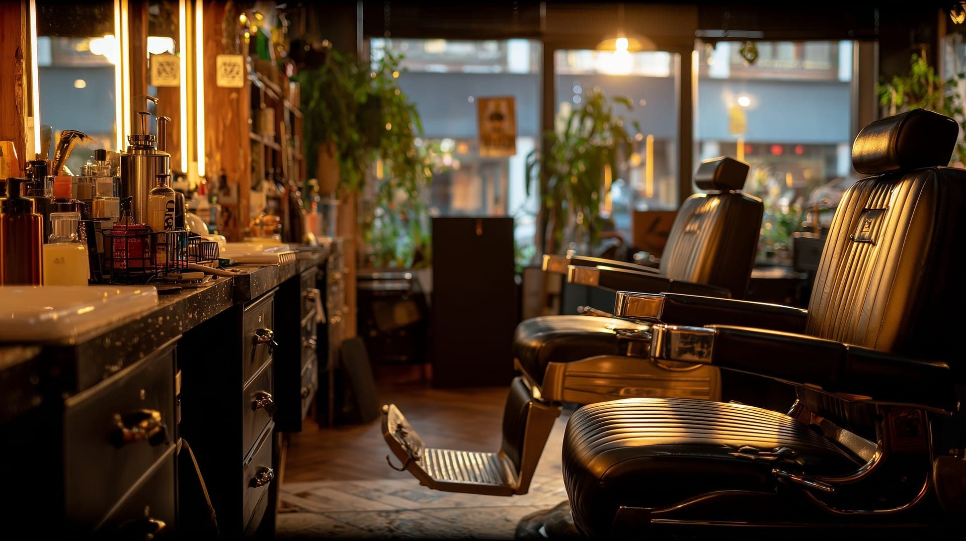 Inside Dynasty Barber Shop